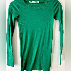 Michael Stars Long Sleeve T-Shirt in Kelly Green